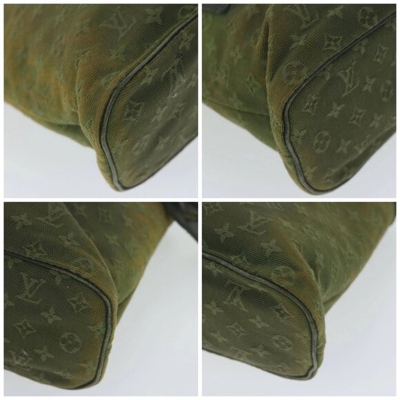 LOUIS VUITTON Monogram Mini Lucille PM Hand Bag TST Khaki LV Auth - Picture 15 of 16